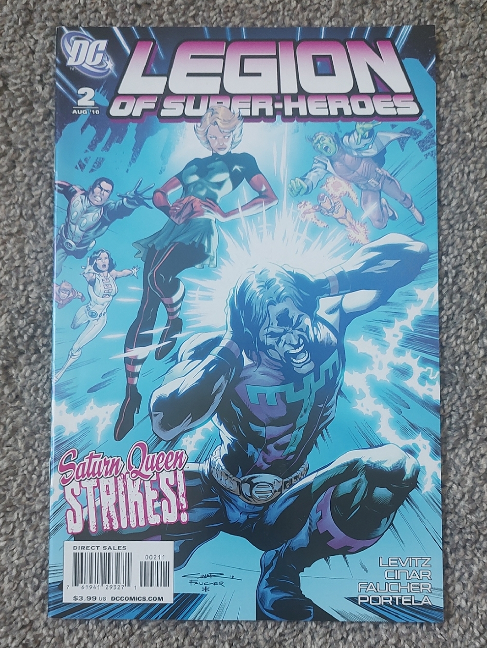 FREE With Purchase - DC Comics Legion Of Super-Heroes #2 August 2010